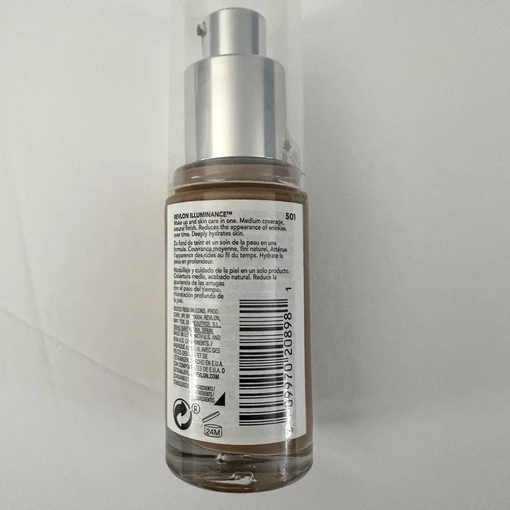 Revlon Illuminance Skin Caring Foundation 501, 1 fl oz New